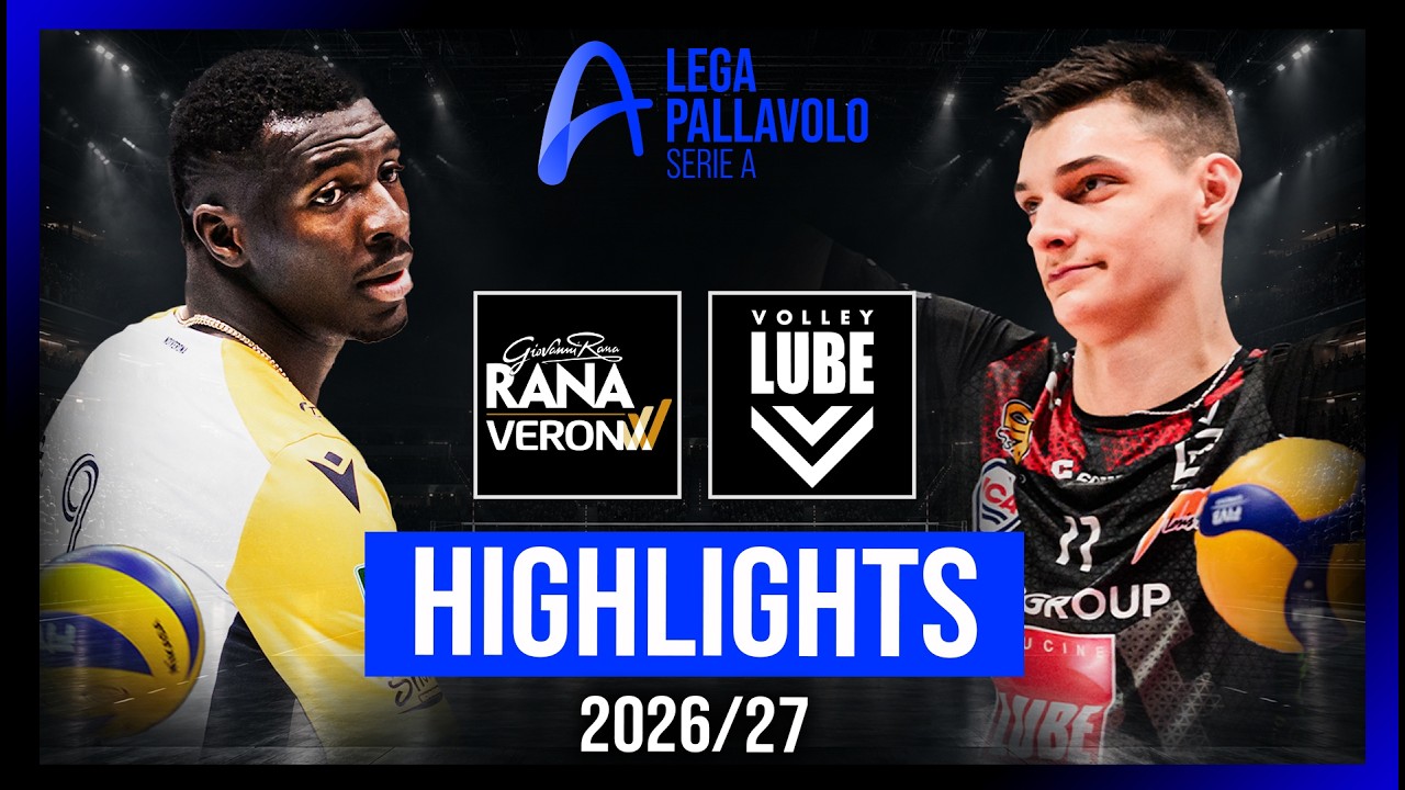 Verona vs. Lube - Highlights | SuperLega 26/27 - Matchday 1