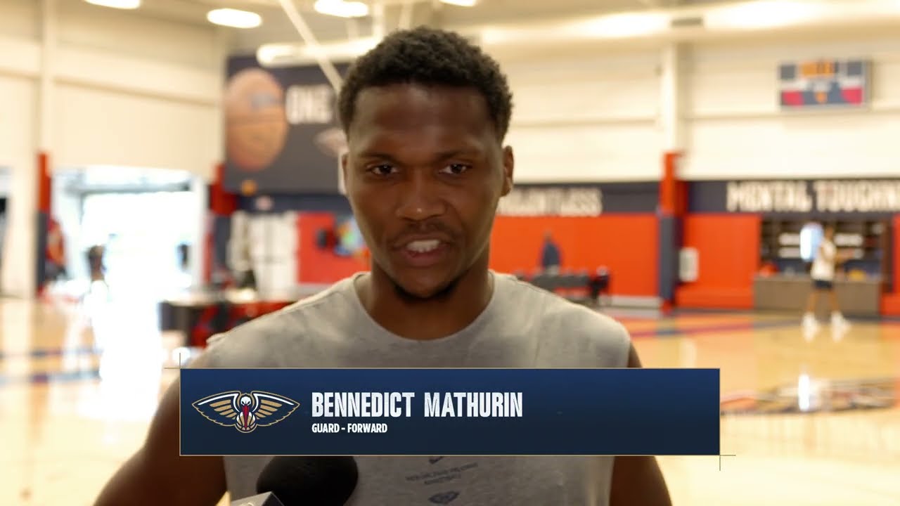 Bennedict Mathurin on team chemistry, season opener vs. Pacers | New Orleans Pelicans