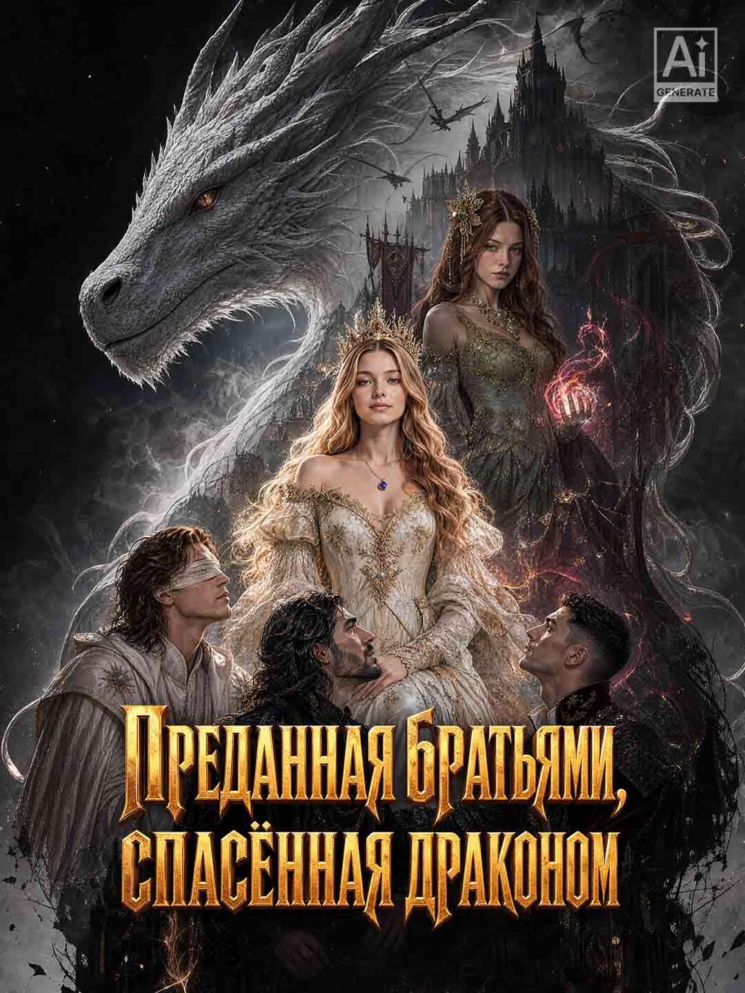 Преданная братьями, спасённая драконом poster