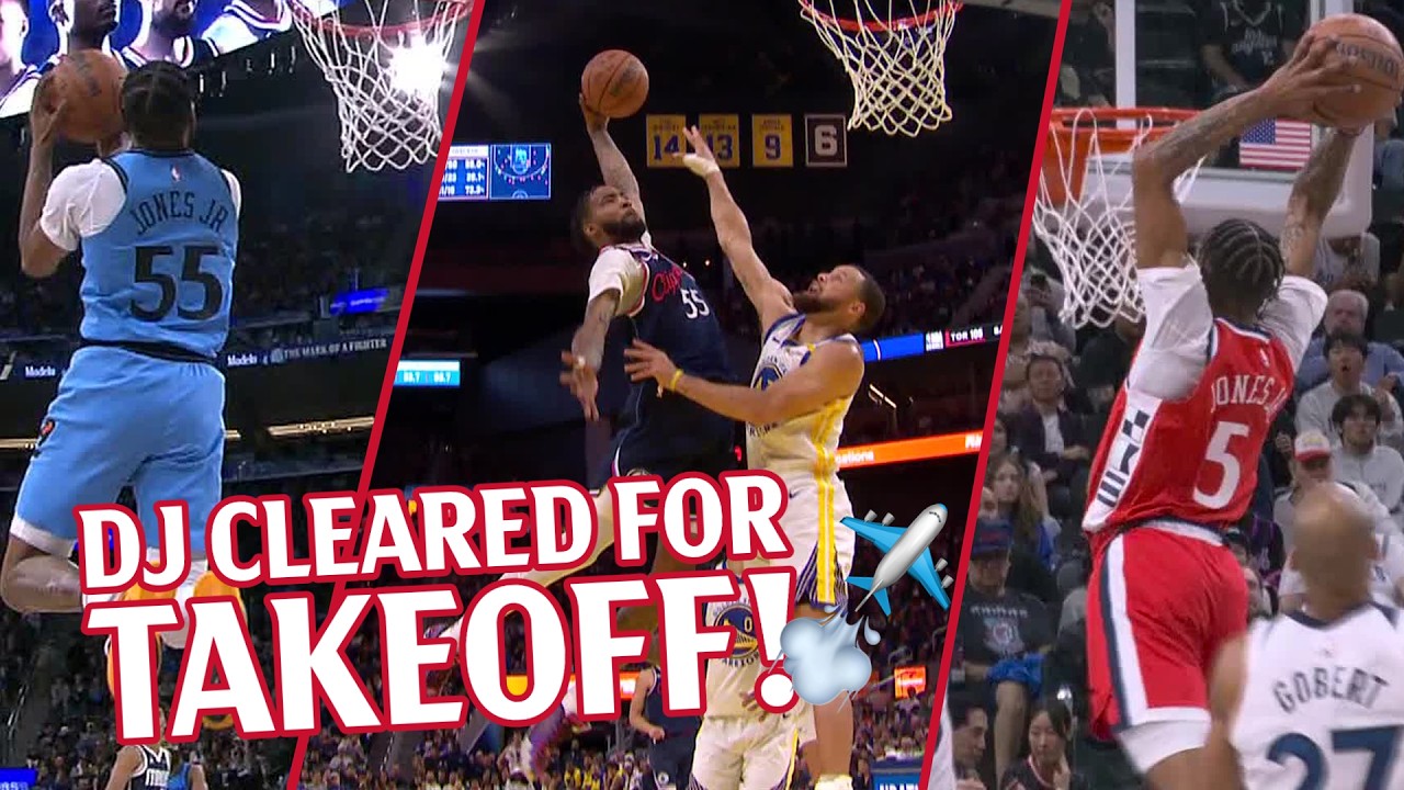 Derrick Jones Jr's GREATEST DUNKS!! ✈️