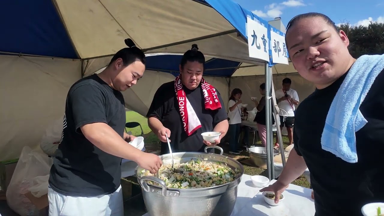 九重部屋の塩ちゃんこ『相撲部屋3部屋(二子山部屋 大島部屋 九重部屋)のちゃんこブース』🍲【かつしかスポーツフェス】2026/10/12 Futagoyama Oshima Kokonoe 2026-10-19 12:02 background