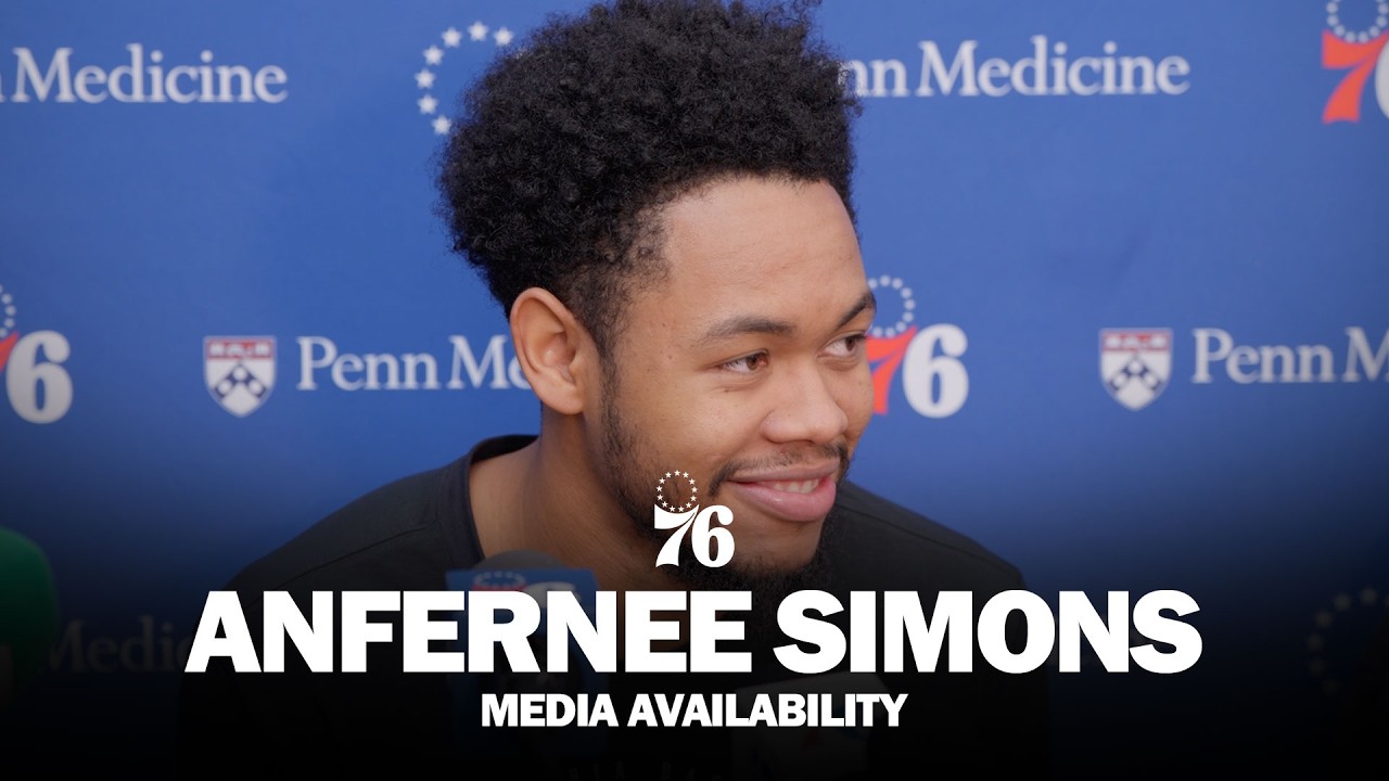 Philadelphia 76ers Practice Media Availability ๐๏ธ | Anfernee Simons | 10.19.26