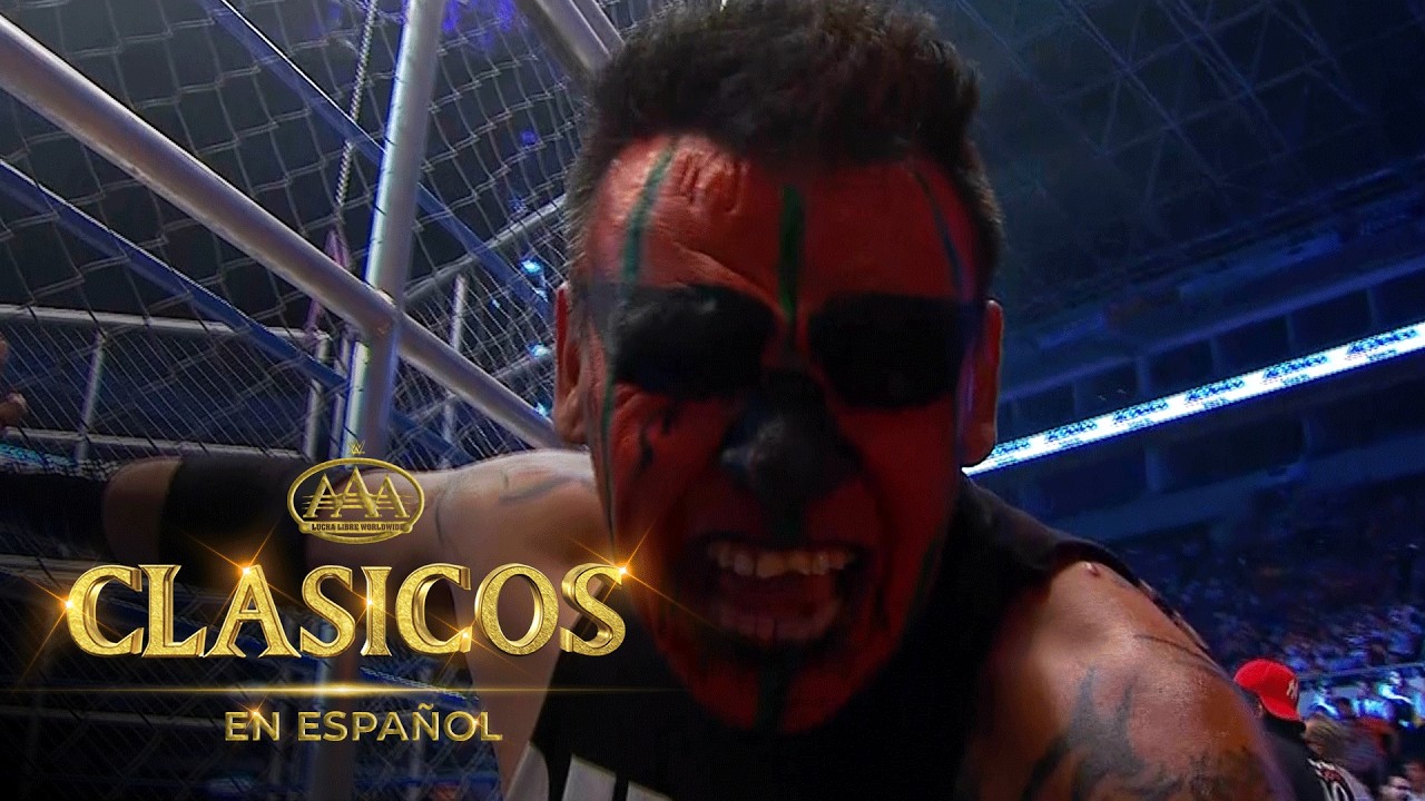 LUCHA COMPLETA: Perros del Mal vs. Psycho Circus en Domo | AAA Héroes Inmortales V background