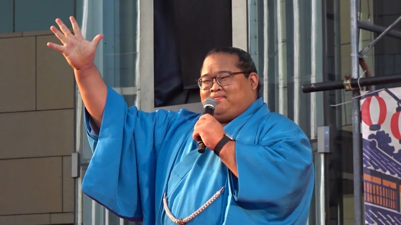 生田目関 翠富士関 じゃんけんで振る舞い酒 【ちゃんこフェスin六本木 】chanko fes in Roppongi 2026/10/17