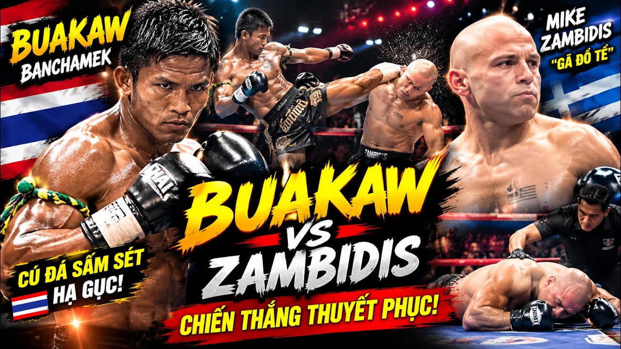 Buakaw Banchamek vs Mike Zambidis, Đứa Con Của Thần Gió Xử Đẹp Gã Đồ Tể Đầu Trọc Hy Lạp,, P6