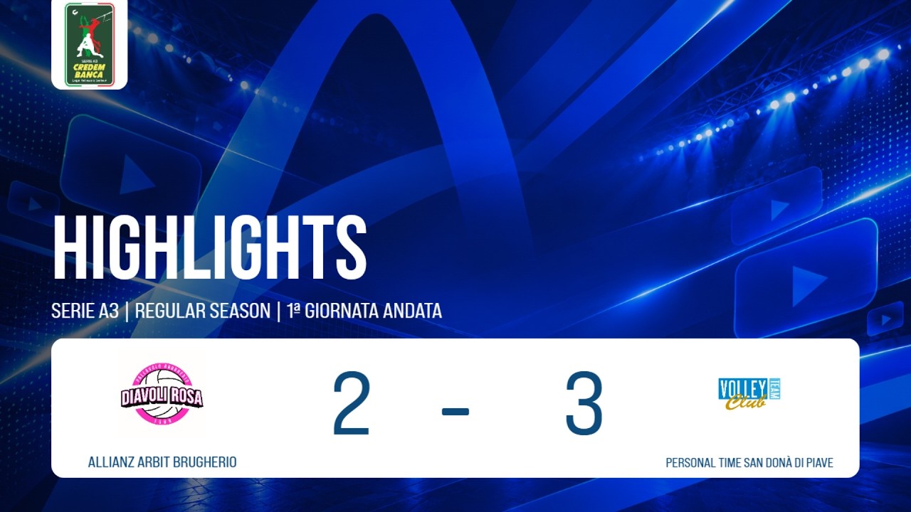 Allianz Arbit Brugherio - Personal Time San Donà di Piave | 1A | A3 GIRONE BIANCO