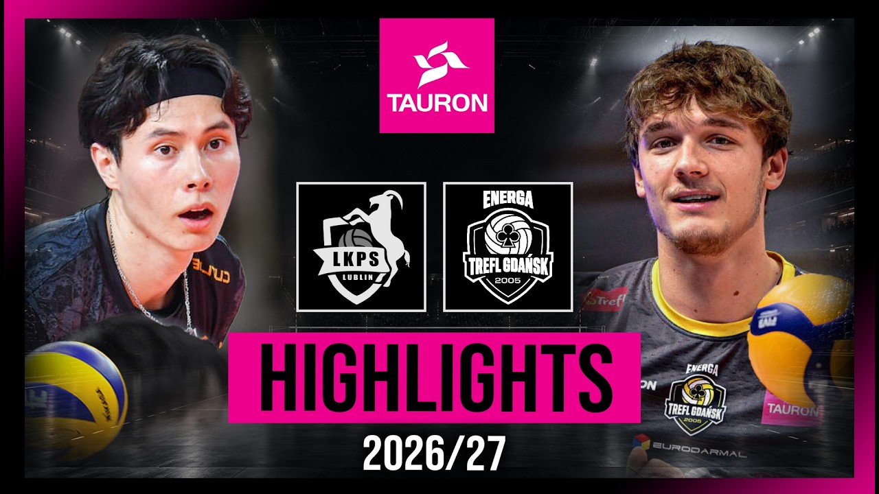 Lubin vs. Gdańsk - Highlights | TAURON Liga 26/27 - Matchday 2