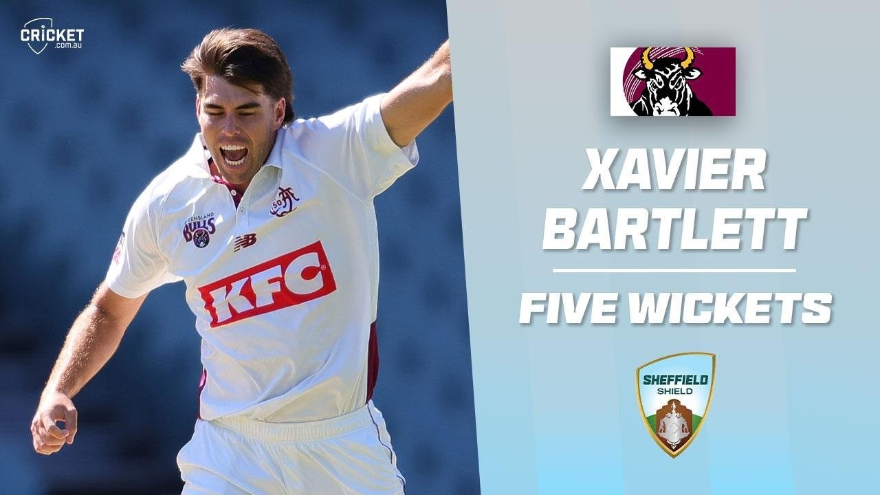 Bartlett takes season tally to 16 wickets in TWO games | Sheffield Shield 2026-27