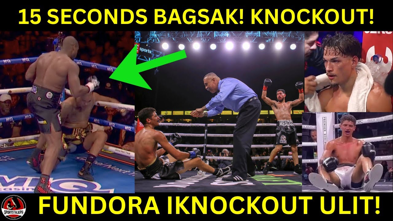 Dubois TINUMBA si Wardley 15 seconds Round 1! KNOCKOUT! Fundora IKNOCKOUT rin! Figueroa SUMUKO