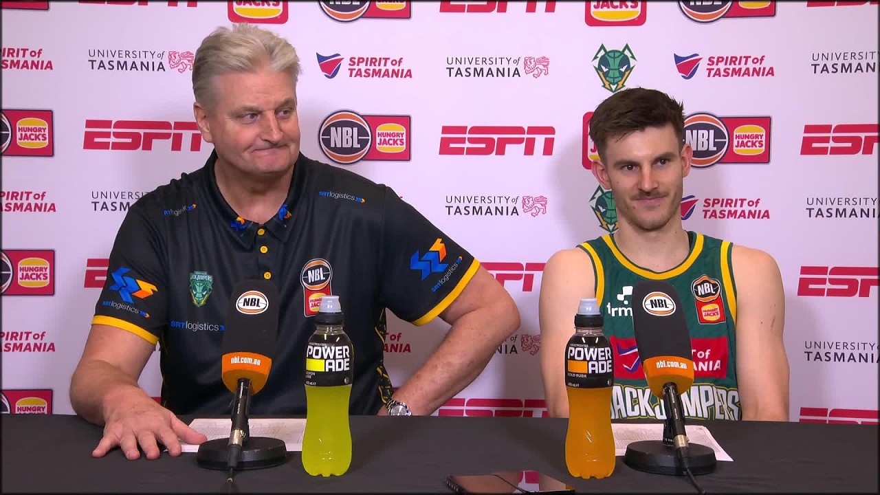Scott Roth and Nick Marshall press conference vs Brisbane Bullets - Round 6, NBL27