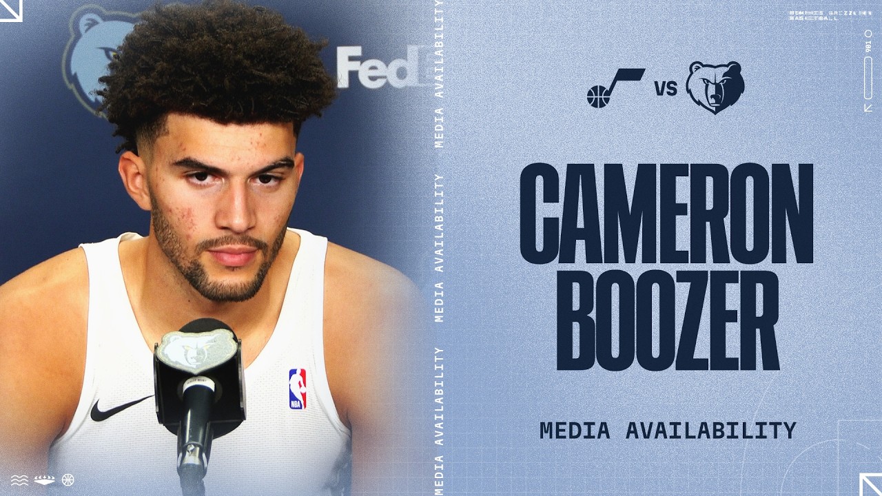 Cameron Boozer Press Conference | Grizzlies vs. Jazz