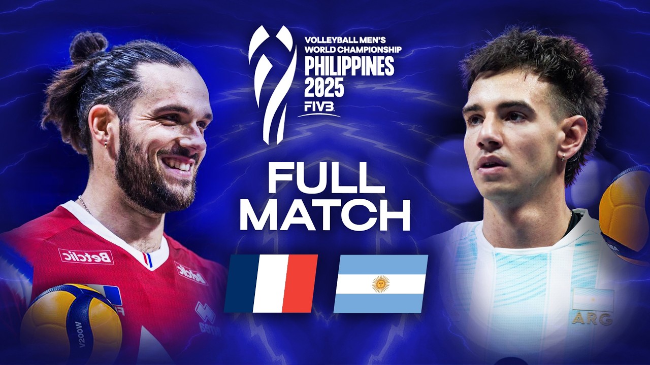 France 🇫🇷 vs. Argentina 🇦🇷 | Full Match | World Championship 2025 - Men
