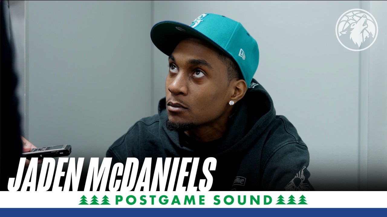 “I Love The Place I’m At, I Love Minnesota.” | Jaden McDaniels Postgame Sound | 10.21.26