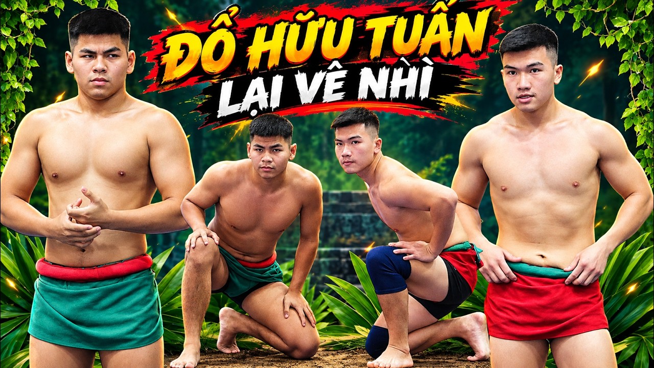 Vật Dân Tộc ĐỖ HỮU TUẤN video đầy đủ hạng cân 75 kg, Traditional Vietnamese Mens Wrestling .