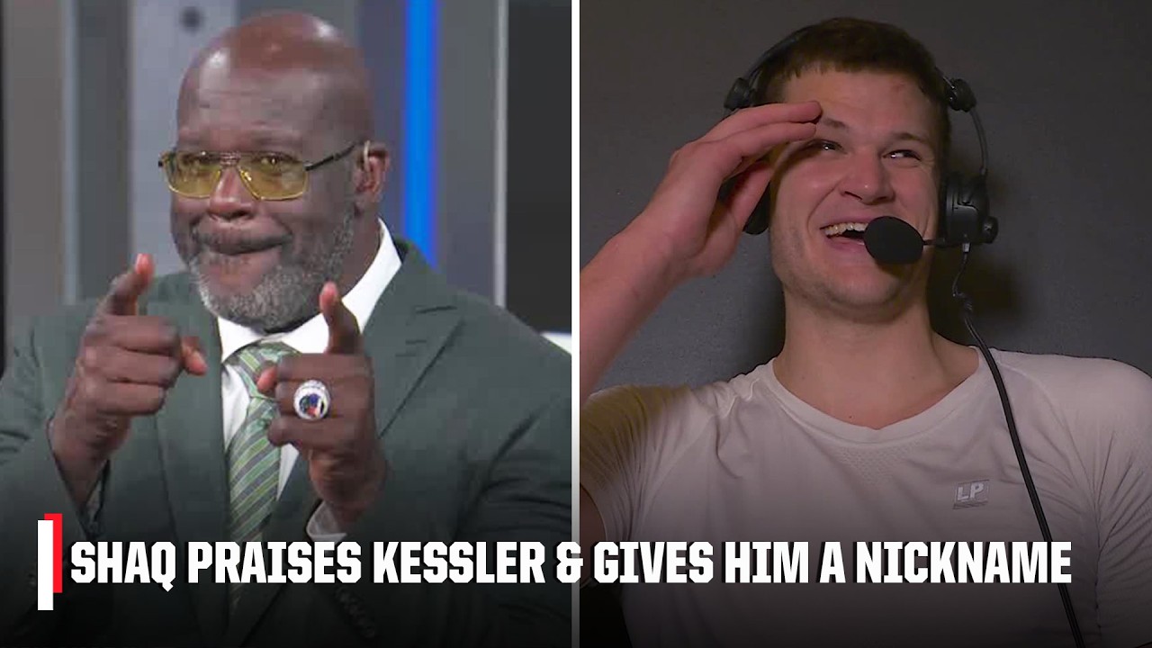 'Milk Chamberlain' ๐ Shaq gives Walker Kessler a new nickname | Inside the NBA