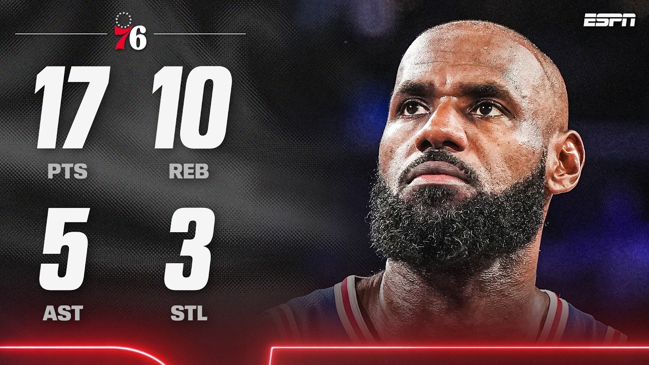 LeBron James drops a double-double in the largest comeback of his career ๐ฅ | NBA on ESPN