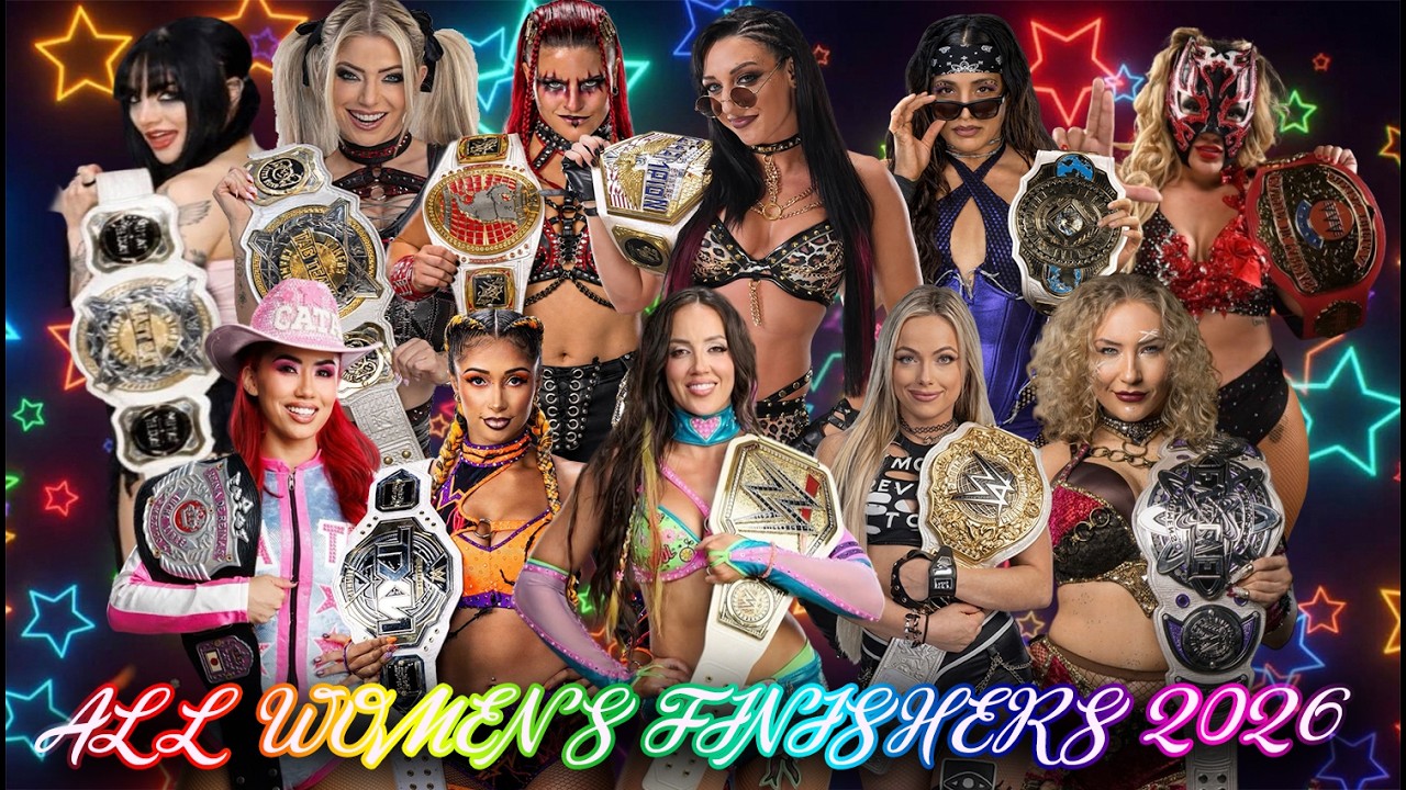 WWE Every Women Finishers 2026 |RoiDivasFan| Womens Division Moves Raw, NXT, AAA, Evolve & SmackDown