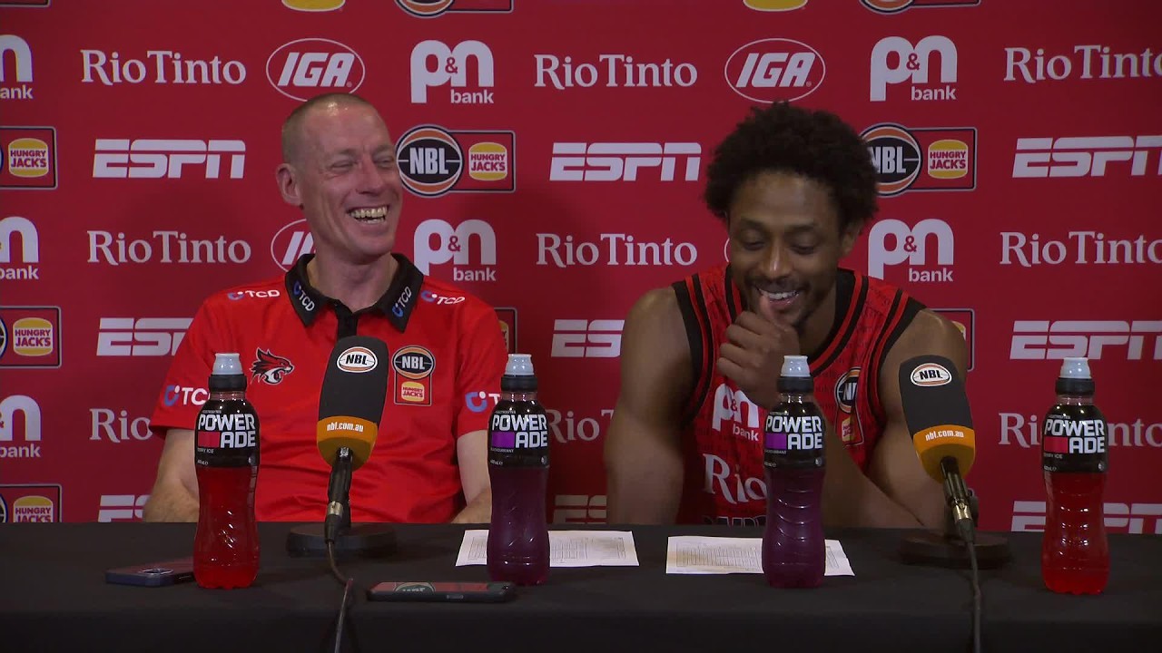 John Rillie and Brandon Knight press conference vs Melbourne United - Round 6, NBL27