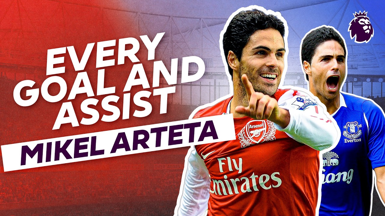 All Arteta Goals And Assists For Arsenal And Everton