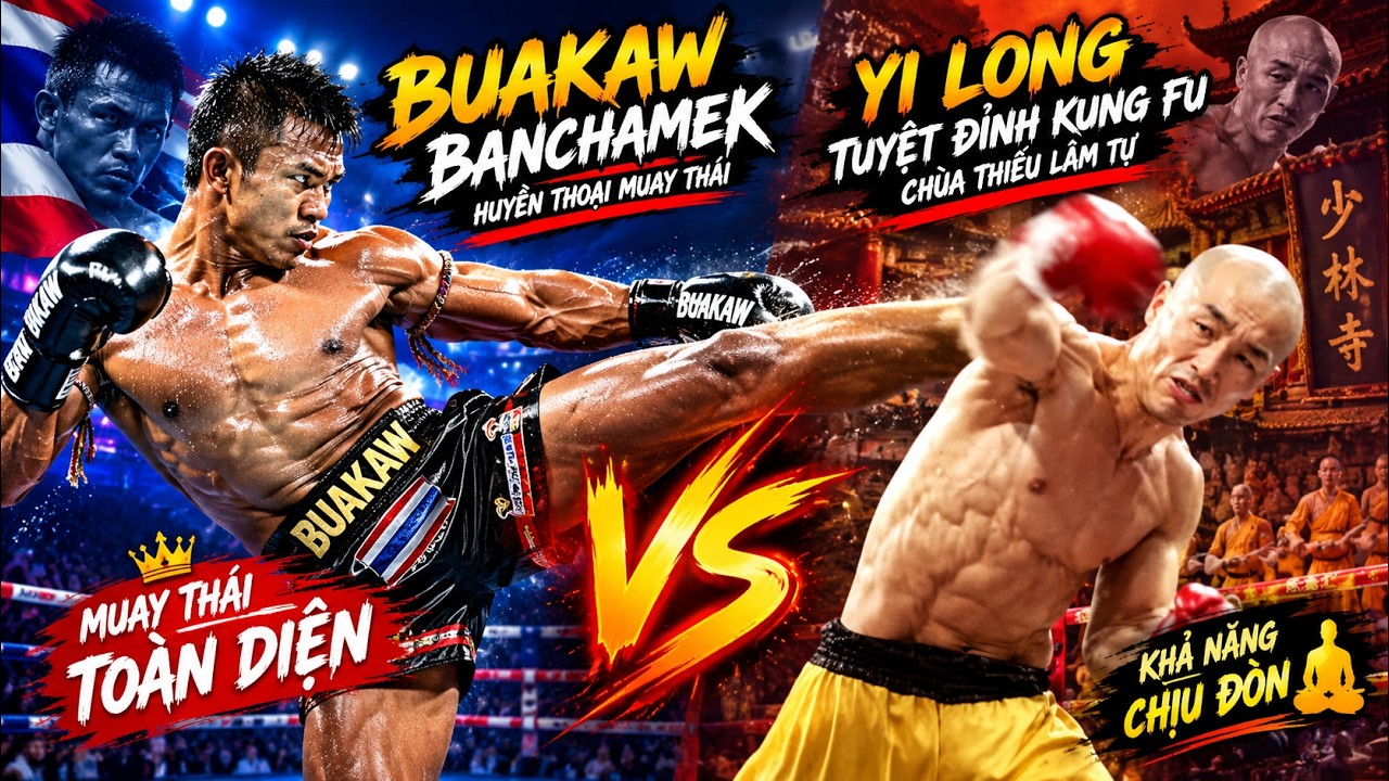 Buakaw Banchamek vs Yi Long, Đứa Con Của Thần Gió Đối Đầu Huyền Thoại Chùa Thiếu Lâm Tự, P7