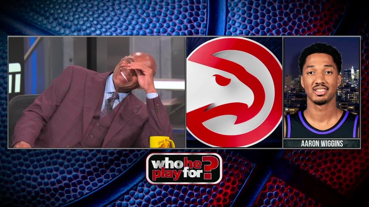 WHO HE PLAY FOR⁉️ Chuck hilariously can't place Aaron Wiggins to the Hawks 🤣 | Inside The NBA