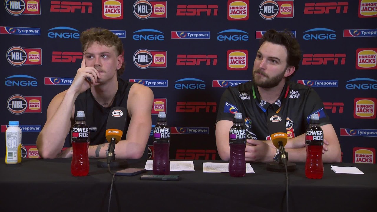 Jacob Chance and Luke Travers press conference vs Perth Wildcats - Round 6, NBL27