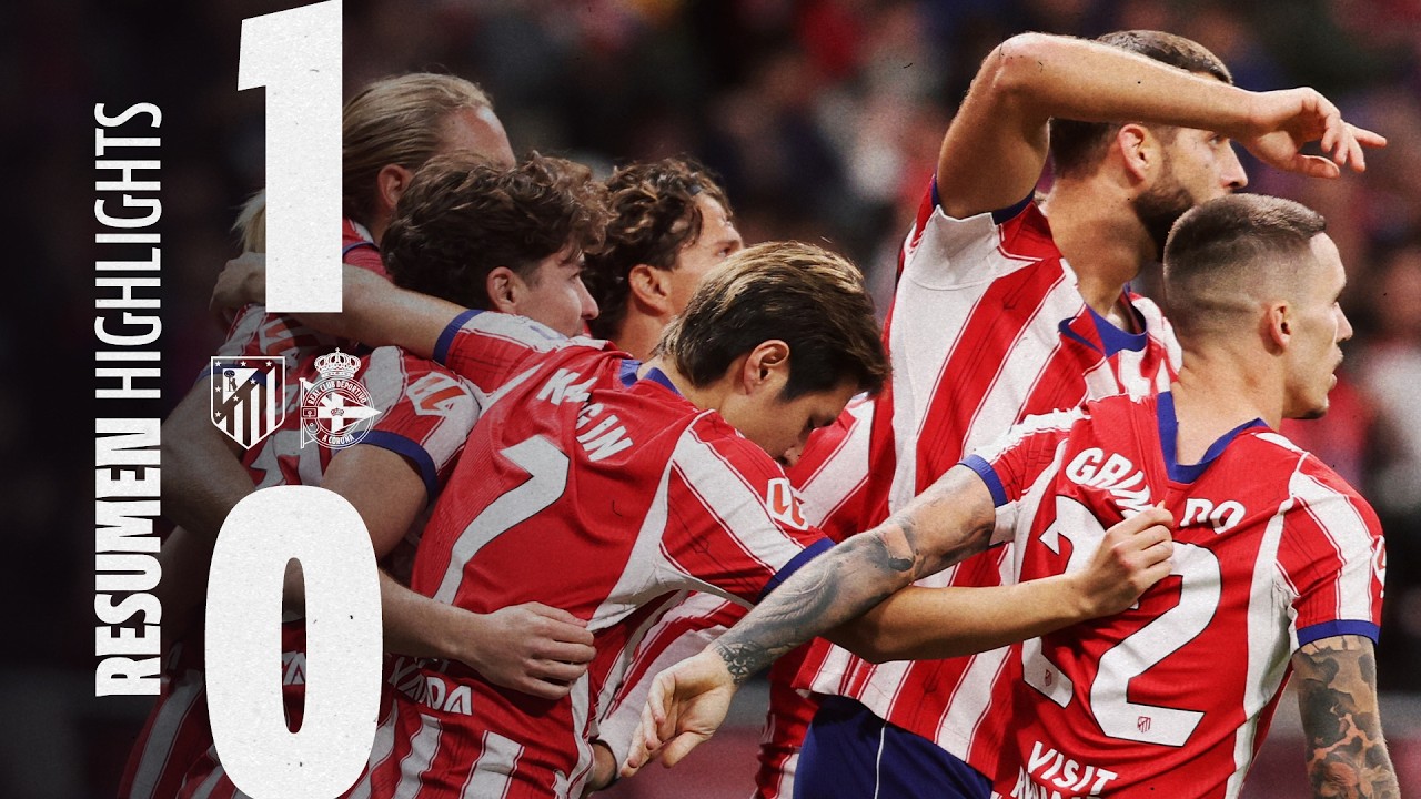 Atlético de Madrid 1-0 Deportivo | ⚽ Julián Alvarez | HIGHLIGHTS, LaLiga - MD10
