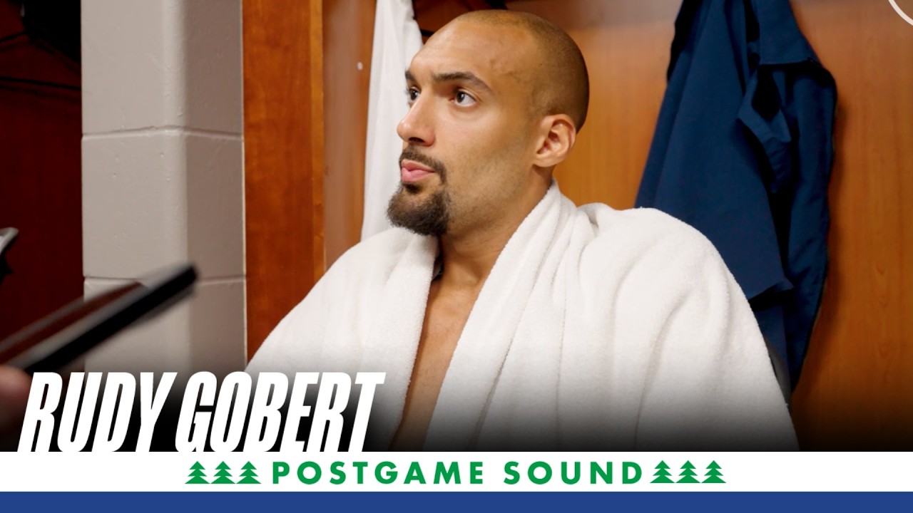 “We Want To See Each Other Win.” | Rudy Gobert Postgame Sound | 10.23.26
