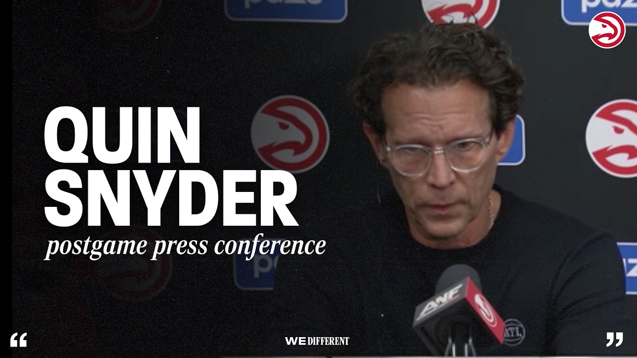 Hawks vs. Hornets Postgame Press Conference: Quin Snyder
