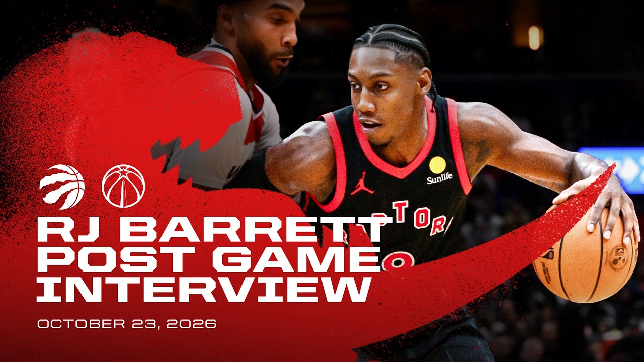 RJ Barrett | Post Game at Wizards | October 23, 2026
