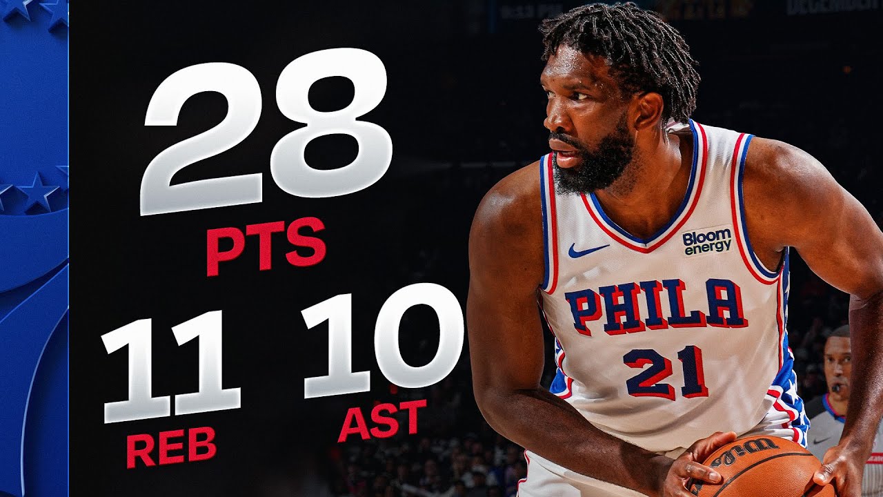 Joel Embiid Fills Up the Stat Sheet With a Triple-Double 🔥 | October 24, 2026