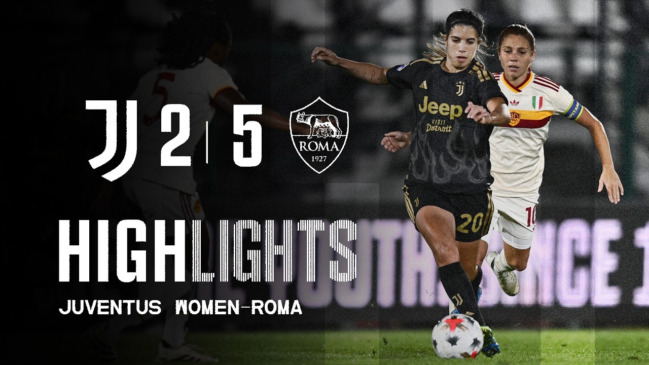 ALL THE ACTION FROM JUVENTUS WOMEN 2-5 ROMA | Highlights Serie A Women