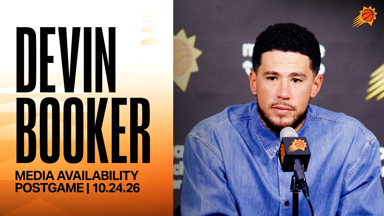 Devin Booker Postgame Media Availability | Phoenix Suns | 10-24-26