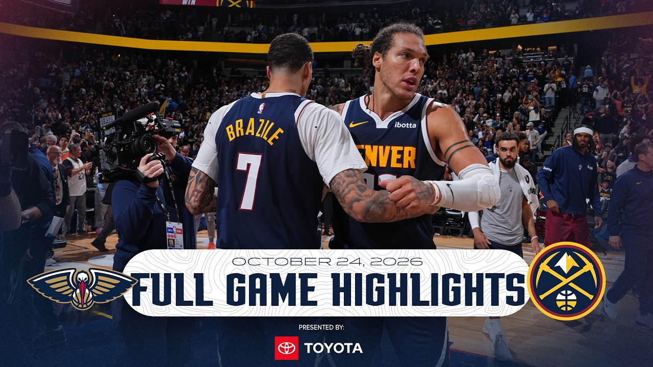 Denver Nuggets vs. New Orleans Pelicans Full Game Highlights 📺