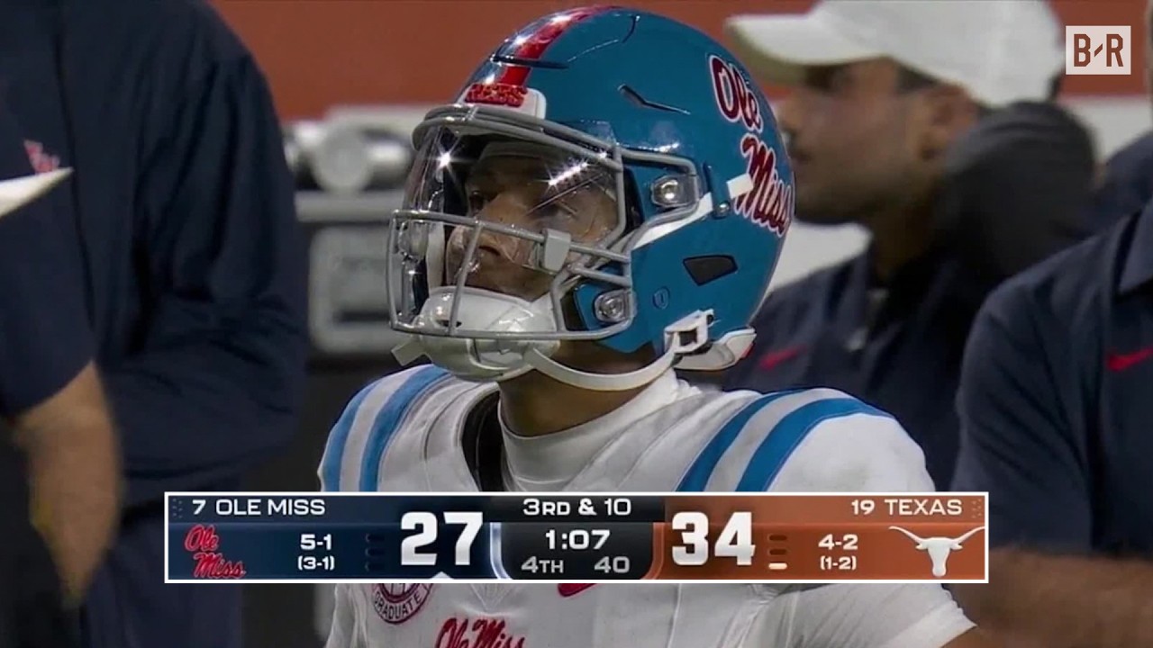 No. 7 Ole Miss' WILD 21-Point Comeback Falls Short, No. 19 Texas Pulls Off Upset