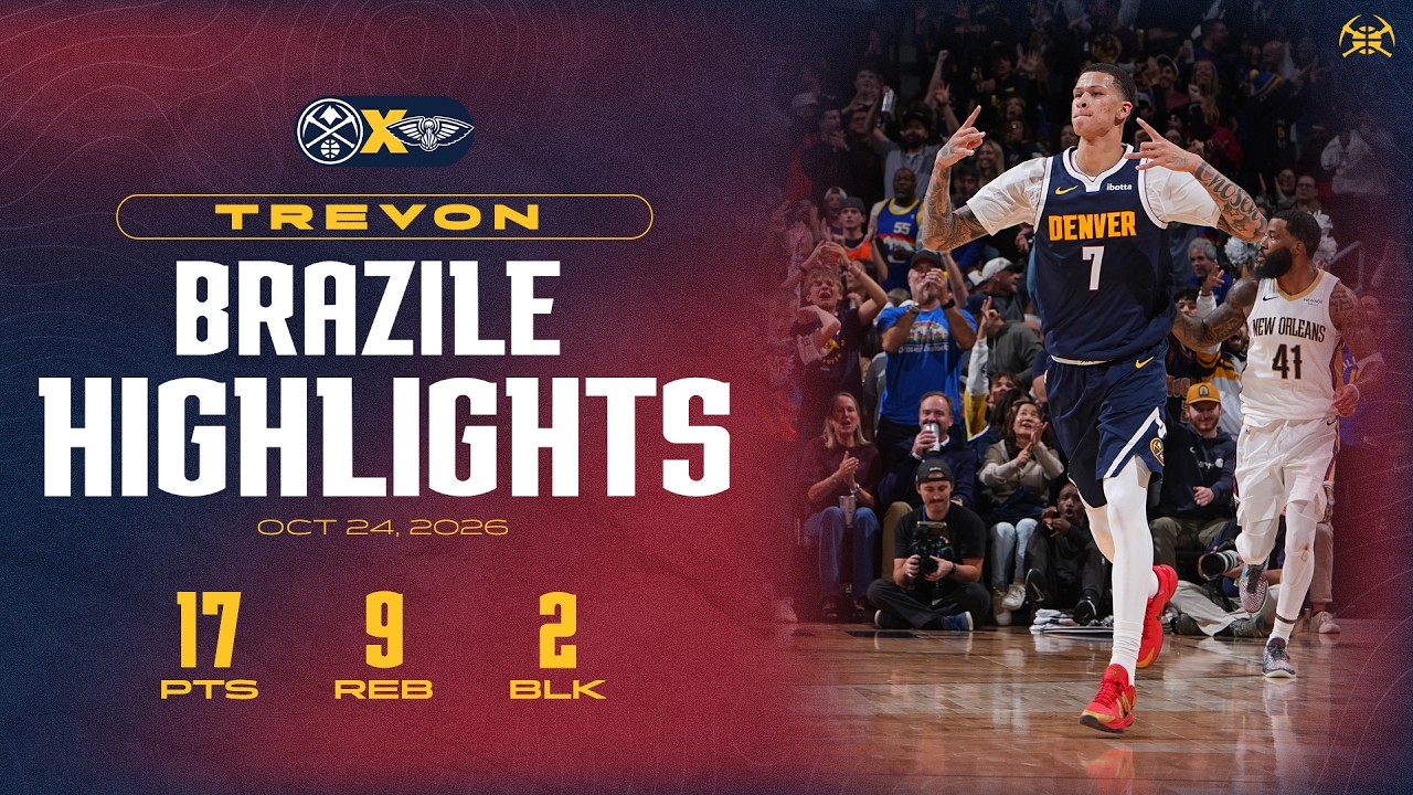 Trevon Brazile PUTS THE LEAGUE ON NOTICE | Game Highlights DEN vs. NO