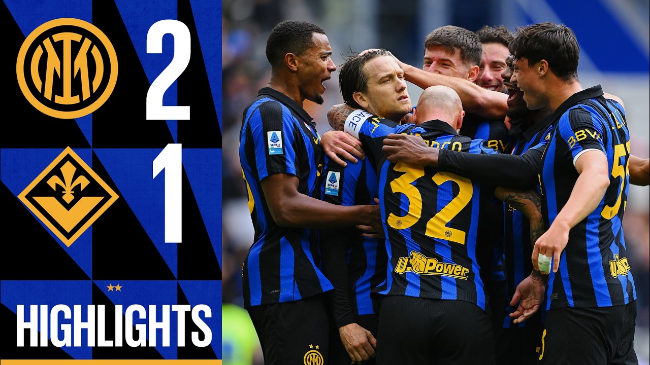 THURAM AND ZIELIŃSKI COMPLETE AN INCREDIBLE COMEBACK 🤯 | INTER 2-1 FIORENTINA | HIGHLIGHTS 🖤💙
