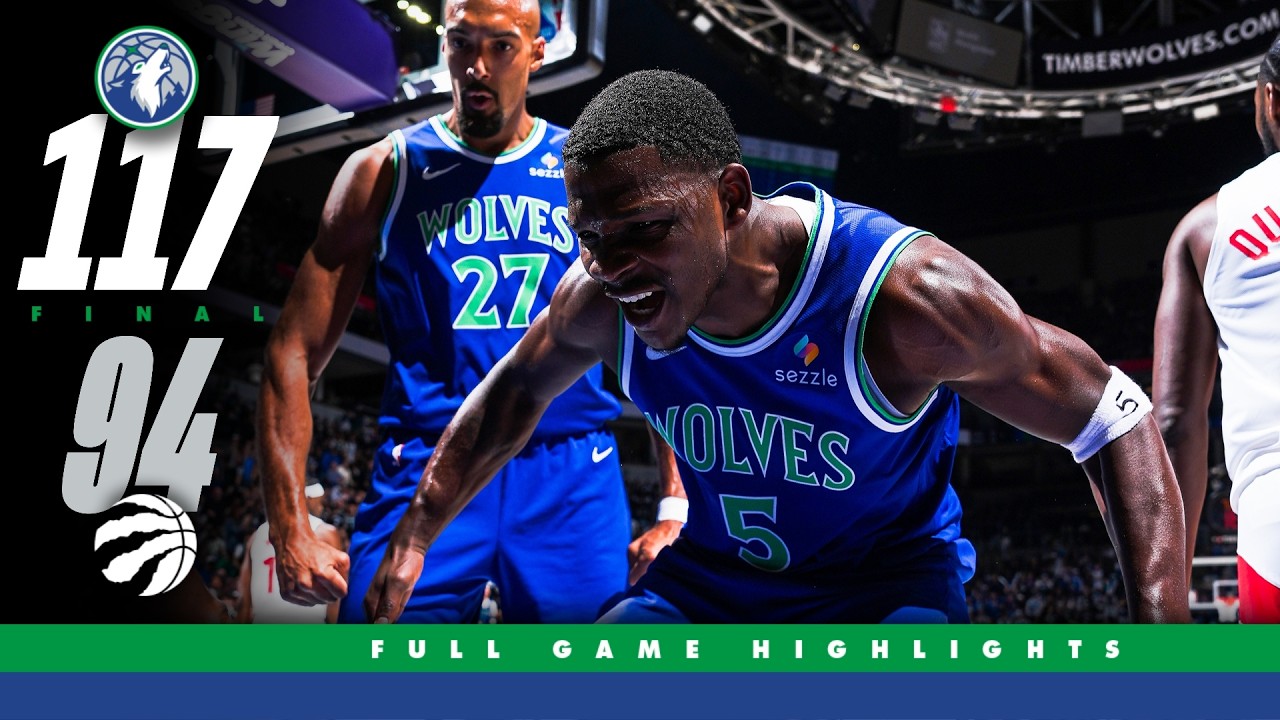 Minnesota Timberwolves Get Their First Dub At Home Vs The Toronto Raptors 117-94 | 10.25.26