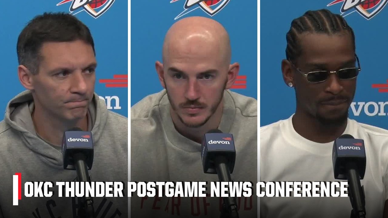 Thunder react to Jalen Williams’ injury in win vs. Clippers | NBA on ESPN