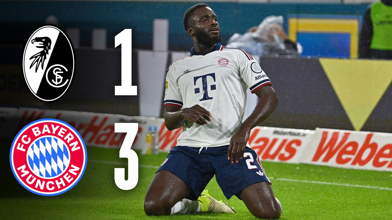 Upamecano box-to-box STUNNER! 🔥 | SC Freiburg – FC Bayern München | Highlights Bundesliga