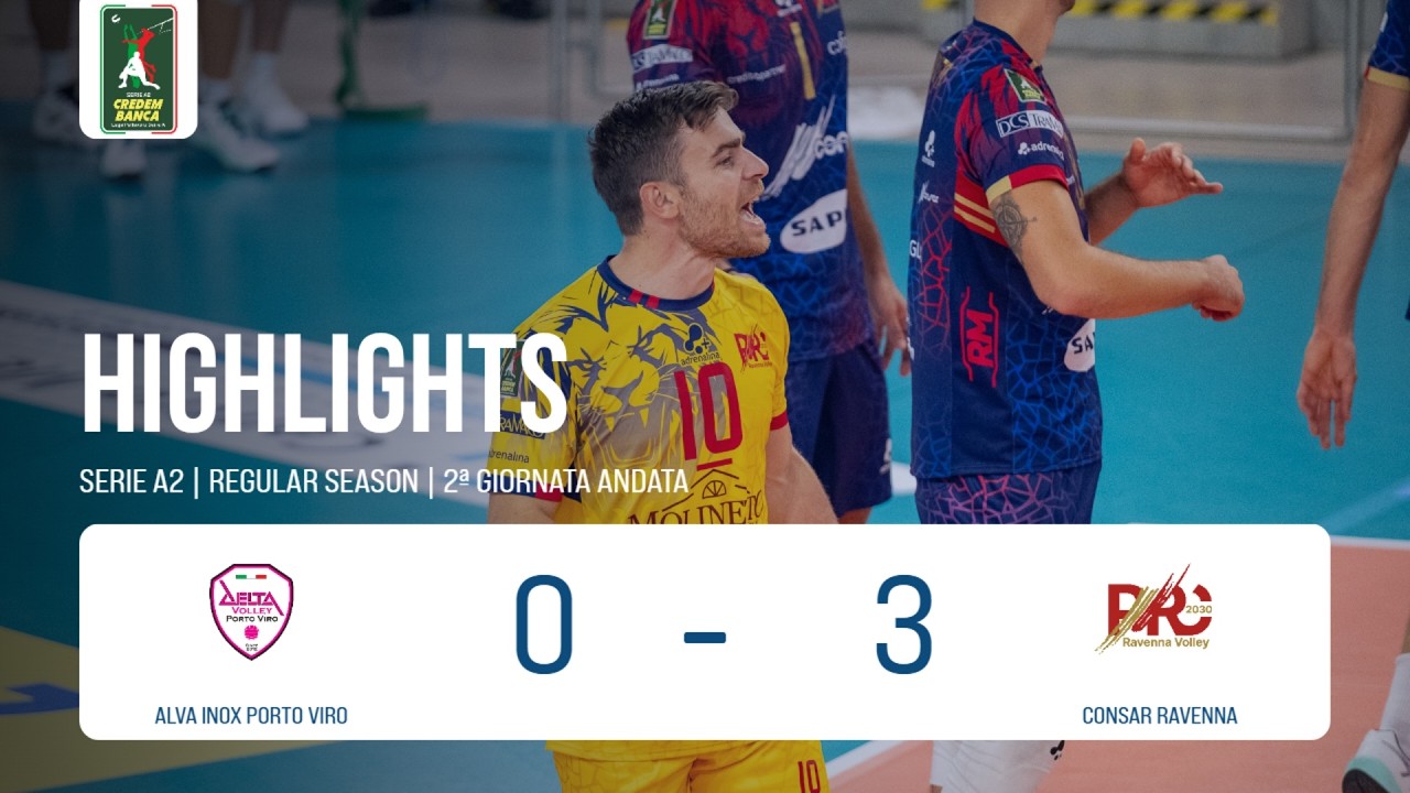 Highlights A2 | Alva Inox Porto Viro - Consar Ravenna 0-3