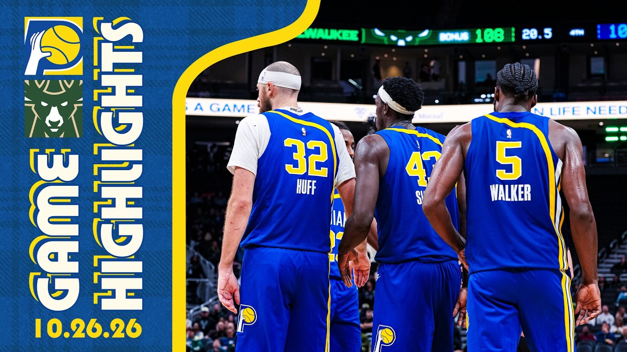 Pascal Siakam's Double-Double Leads Pacers in Loss to Bucks | FULL HIGHLIGHTS