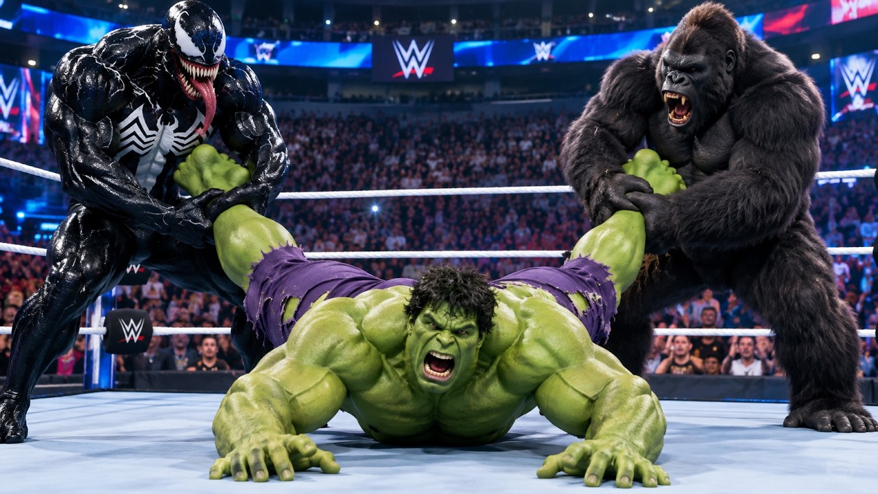 🔥WWE 2K26 - Hulk vs Venom vs Gorilla : WWE2K Oct 27, 2026