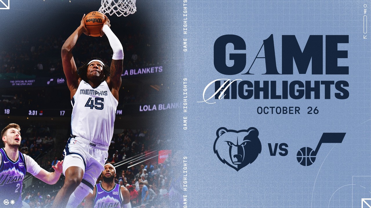 Memphis Grizzlies Highlights vs. Utah Jazz
