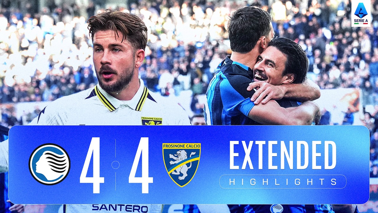 ATALANTA-FROSINONE 4-4 | EXTENDED HIGHLIGHTS | SERIE A 2026/27