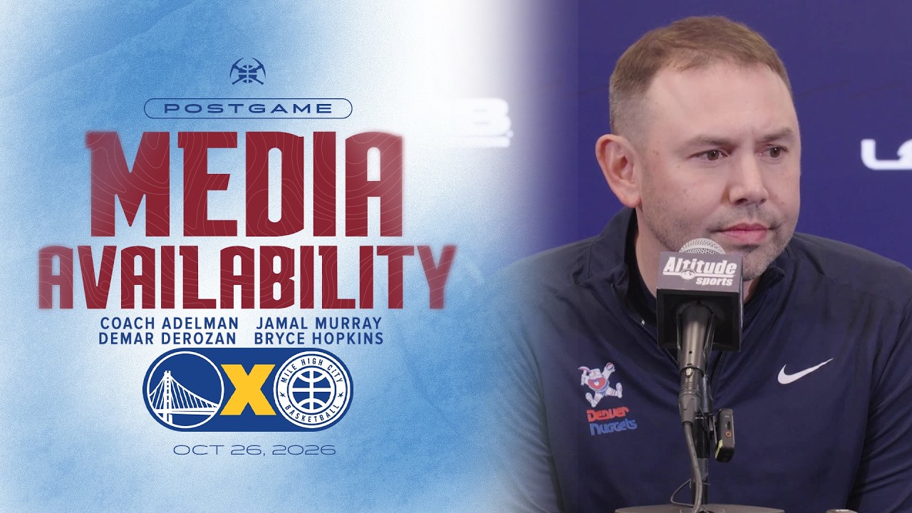 Full Denver Nuggets Postgame Media Availability vs. GSW 🎙