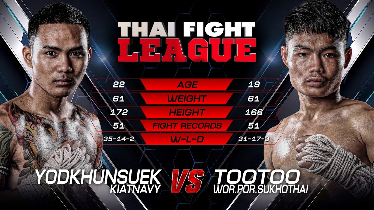 Yodkhunsuek Kiatnavy vs. Tootoo Wor.Por.Sukhothai | THAI FIGHT LEAGUE 118 | 11 October 2026