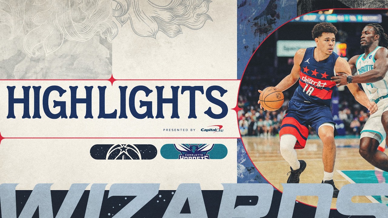 Highlights: Washington Wizards at Charlotte Hornets
