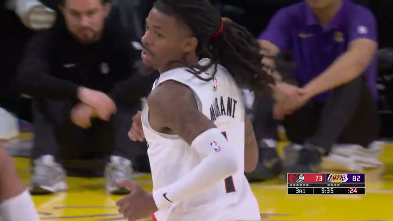 Ja Morant Highlights (23 Points, 9-13 FG) | Trail Blazers 136, Lakers 129 | Oct. 23, 2026