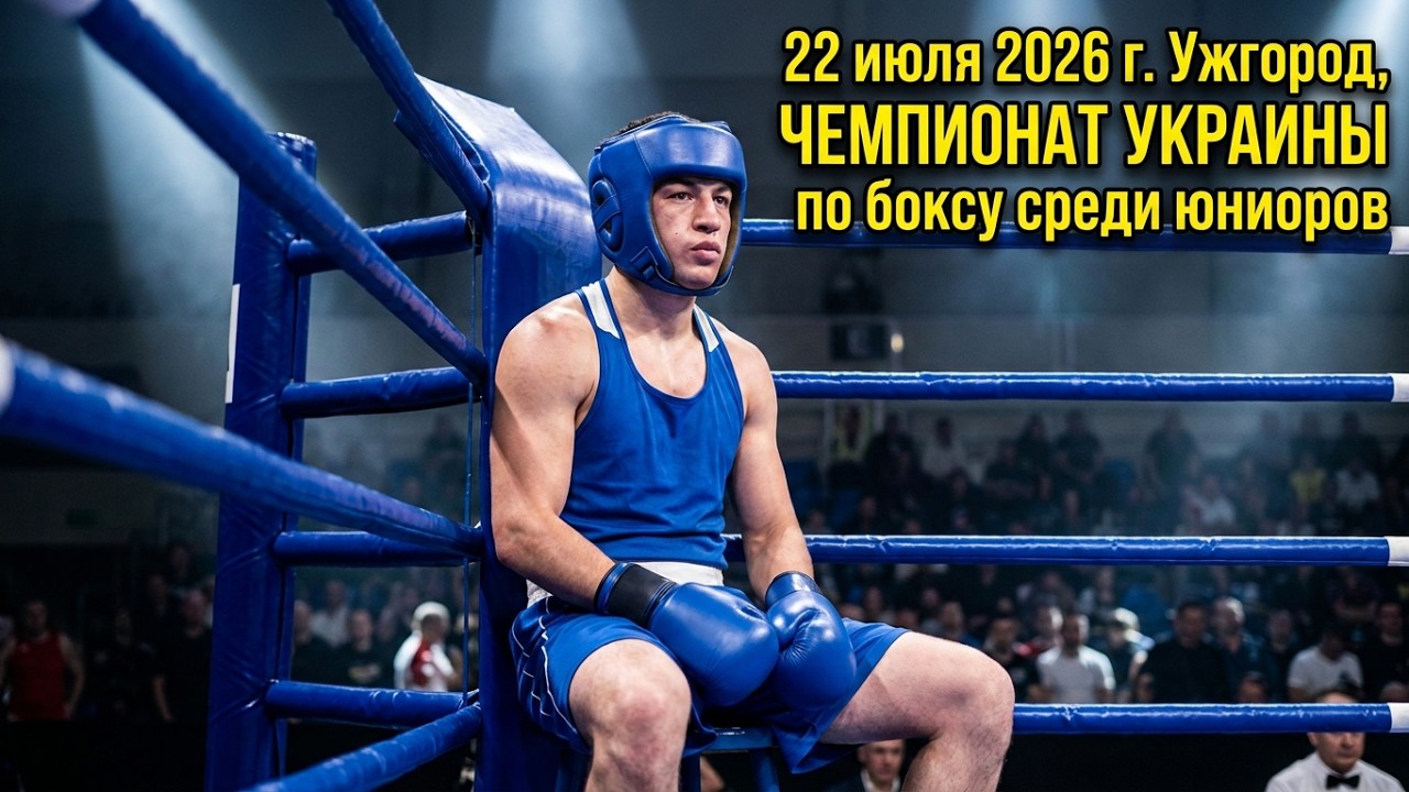 22 июля 2026 г. Ужгород , Чемпионат Украины по боксу среди юниоров